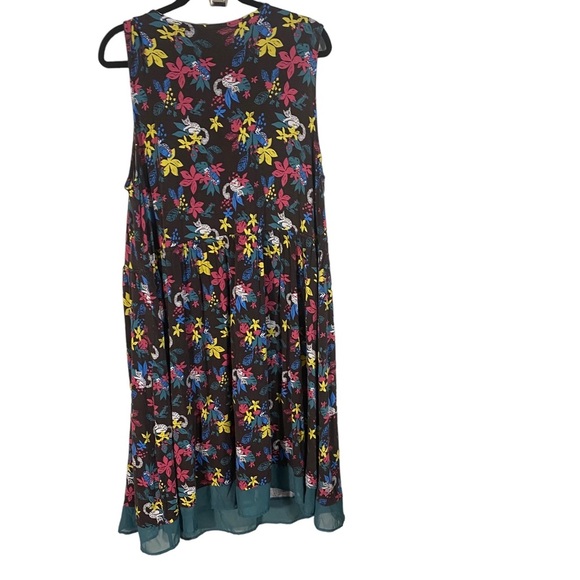 Modcloth Whimsical Lemur Print Dress Sz 3X - Picture 6 of 9